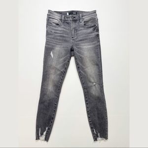 Kut from the Kloth Gray Distressed Skinny Jeans 2